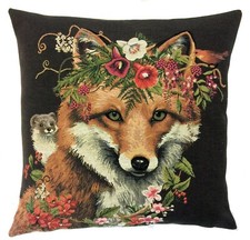 FOX  WITH FOREST ANIMALS 18"