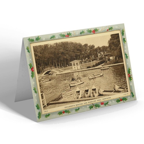 Christmas card vintage sussex - christmas,