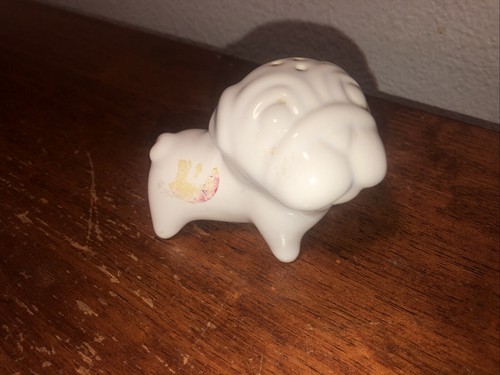Pug bulldog salt and pepper - and,