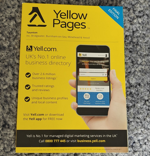 Yellow pages yell - pages, telephone