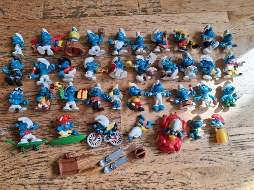 Vintage peyo smurfs figures - smurfs,