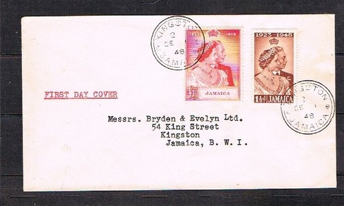 Jamaica 1948 silver wedding - silver,