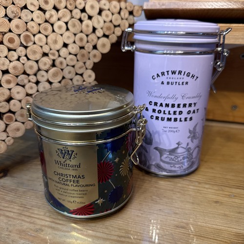 Metal biscuit tins ideal - x2,