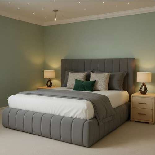 Ottoman bed upholstered - bed,