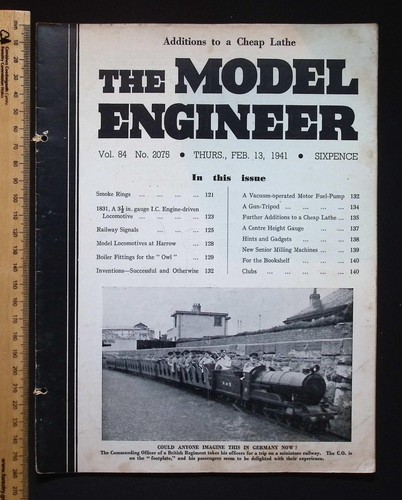 The model engineer additions - model, :