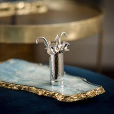 Set of Six Top Hat & Cane