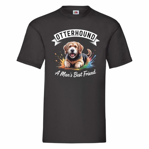 Otterhound man best friend - man's,