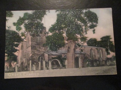 Postcard croft church - of,