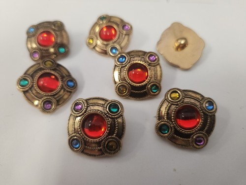 Vintage buttons set gold - buttons, of
