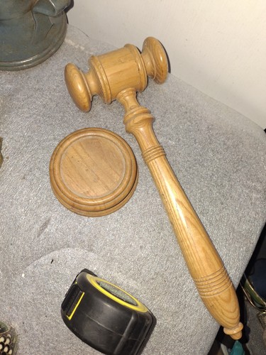 Inch gavel and block - gavel, xa15
