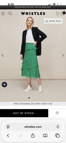 Whistles green sketched - green,