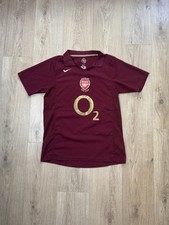 Nike Men’s Arsenal 2005/2006 Vintage Retro Highbury Home Shirt Jersey - Small