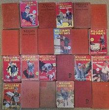24 Just William hardback books - various editions (one 1st ed.) Richmal Crompton
