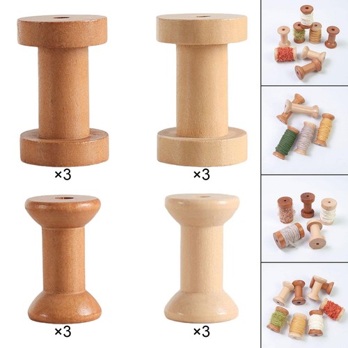 Sewing bobbins wooden - 3x,