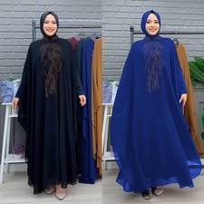 Rhinestone Abaya Women Muslim