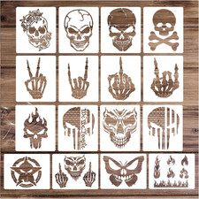 Skull Stencils for Painting on