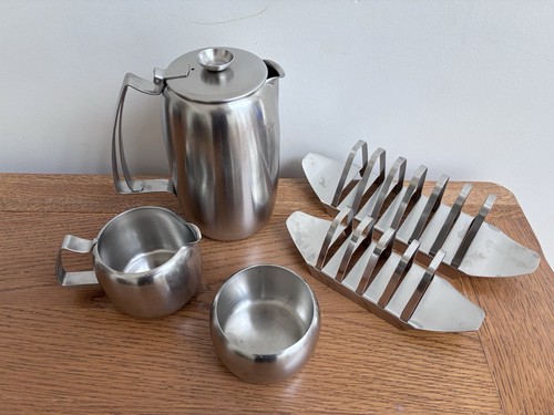 Vintage old hall breakfast - vintage, set