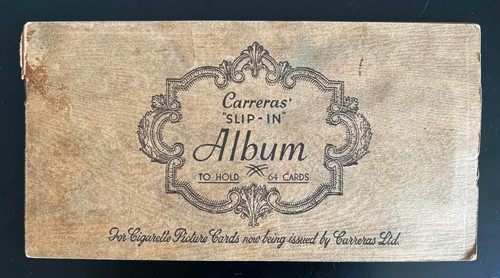 Carreras 1936 cigarette cards - carreras,