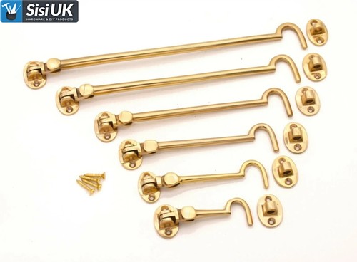 Brass cabin hook - door, hold
