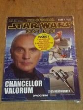 STAR WARS FACT FILE #7 FEBRUARY 2014 CHANCELLOR VALORUM BRITISH WEEKLY