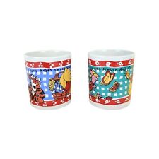 Vintage Disney Winnie The Pooh Mugs featuring Tigger Mug & Piglet