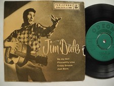 JIM DALE Be My Girl / Piccadilly Line + 2 EP 45 7" 1958 Sweden VG+/EX-