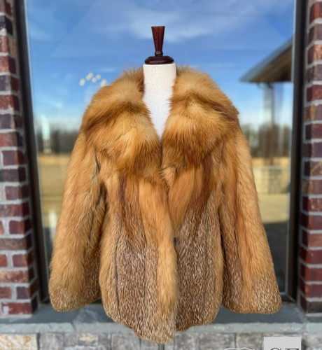 Luxury real red fox - luxury, jacket