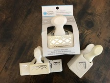 3 Martha Stewart Punches Small Joblot. Punch Around The Edge plus Ribbon Edger