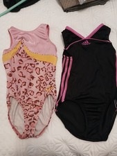 Adidas Black and Pink Leotard