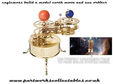 Eaglemoss Build A Model Earth Moon and Sun Orbiter Used