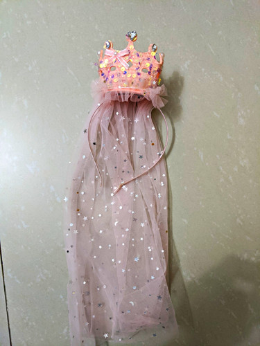 Handmade pink princess crown - handmade,