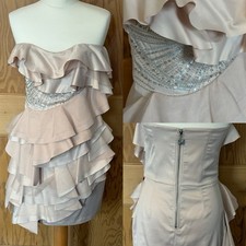 Lipsy VIP Size 12 Champagne