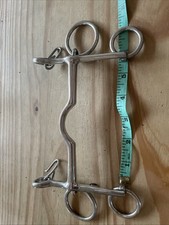 Show Pony Short Shanked Loose Ring Pelham Bit With Port Size 5.5 Inch