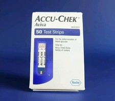 Accu-Chek - Aviva Blood Glucose Test Strips - 50 Count - New & Boxed (RRP £30)