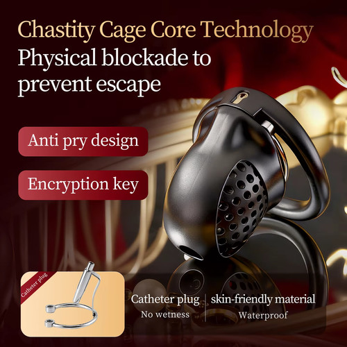 Abs male chastity cage - abs,