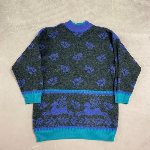 Vintage knitted jumper - vintage,