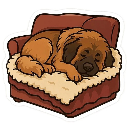 Sticker leonberger dog car - x,