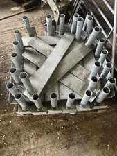 150mm X 15mm Galvanized Steel Plate, Fence Feet, Flag Pole Base