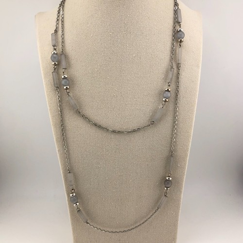 Next long necklace silver - next,
