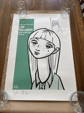 Signed Liam Gallagher Pete McKee 