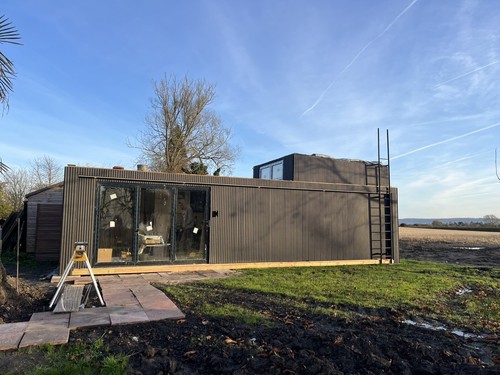 Converted shipping container - shipping,