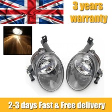 Left & Right Front Bumper Fog Light Lamps No Bulb For VW Golf MK6 Plus 2009-2012