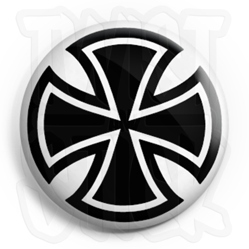 Round iron cross 25mm - -,