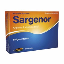 Sargenor Arginine and Vitamin B12 20 Ampoules