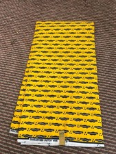 African Ankara Wax Print Fabric 6 Yards, 100% Cotton, Chitenge Material.Yellow