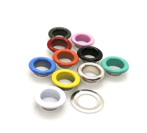 Metal eyelets with - with,