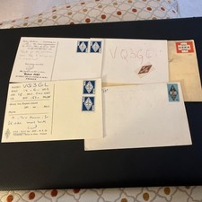 5x QSL cards ham radio w