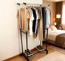 Clothes Rack Double-Rod Height