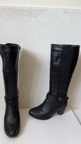 Pavers black knee - boots, size