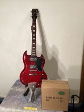 Guitar Vintage Coaster SG +amp +lead Damaged Repaired ! rrp £349 £99.99 !